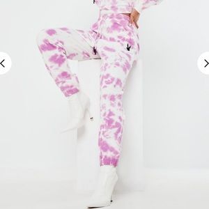 Missguided tie dye sweatpants